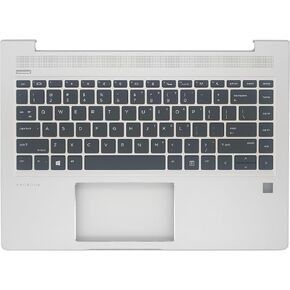 Replacement Upper Case Palmrest for HP ProBook 440 445 G6 G7 Sereis Laptop Backlit Keyboard Assembly Top Cover L44588-001 L65224-001