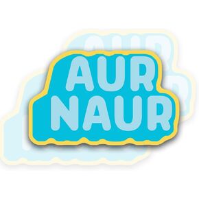 (3Pcs) Aur Naur Australia Meme Funny Australian Sticker 3""