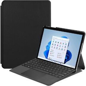 for Microsoft Surface Go 3 2021/ Surface Go 2 2020/ Surface Go 2018 Tablet Cover,Ultra Slim Folio Stand Lightweight Leather Case for Surface Go 1 2 3 10"(2018 2020 2021 Release) (Big Eye)