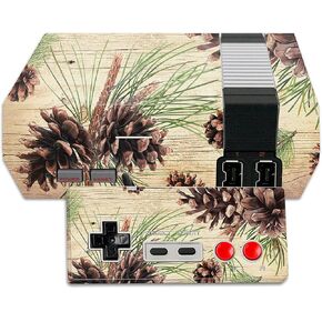 MightySkins Skin Compatible with Nintendo NES Classic Edition – Pine Collage | Protective, Durable, and Unique Vinyl Decal wrap Cover | Easy to Apply, Remove, and Change Styles | Made in The USA