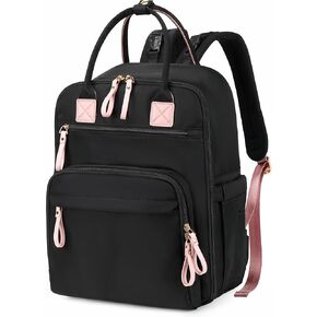 Unzips Fully Large Diaper Backpack Travel, 15 Pockets with Wet Pockets and Stroller Clips, Convertible Tote Bag