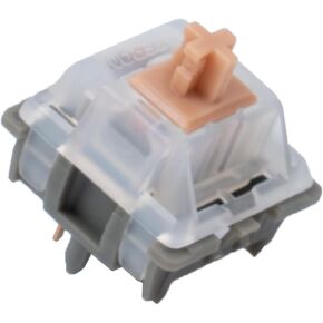 GATERON Pro Ultra Glory Yellow Glory Red Linear Switch 5 pin Hotswap RGB Factory Pre-lubed for Mechanical Gaming Keyboard (Glory Red)