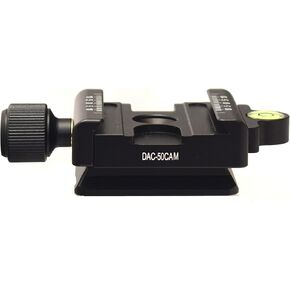 Desmond DAC-50CAM Bi-Directional 50mm QR Arca/RRS/Manfrotto Compatible Clamp Ideal for 90º Mounting w Removable Dual Dovetail