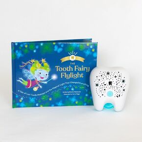 Magical Night Light & Tooth Fairy Storybook | Signal The Tooth Fairy | Keepsake Set | Milestone Gift for Boys and Girls Ages 5-7, 8, 9 | Gift for Kids, Birthday, Baby Shower