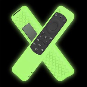 Cover for Samsung Q60 Q70 Q80 QN85 Q90 Q60C Q60D Q70D QN85D Q80C QN90C Series Quantum HDR TV 2023 2024 Solar Remote Case, Green Sleeve Glow in Dark