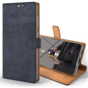 Snakehive Leather Wallet for Samsung Galaxy S20 FE - Real Leather Wallet Phone Case - Genuine Leather with Viewing Stand and 3 Card Holder - Flip Folio Cover with Card Slot (Green) in Kuwait