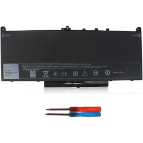 J60J5 Battery Replacement Dell Latitude E7470 E7270 Laptop Battery for Dell Latitude E7470 E7270 7470 7270 Computer 1W2Y2 0MC34Y MC34Y R1V85 242WD GG4FM WYWJ2 451-BBSX 451-BBSY 451-BBSU Batteries.