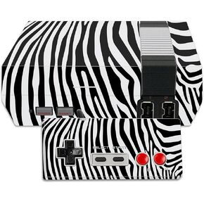 MightySkins Skin Compatible with Nintendo NES Classic Edition wrap Cover Sticker Skins Black Zebra