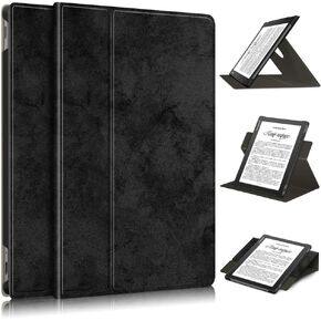 Custer Case for Pocketbook InkPad Lite PB970 9.7",Ultra-Thin PU-Leather Hard Shell Cover for Pocketbook InkPad Lite PB970 9.7" - Black in Kuwait