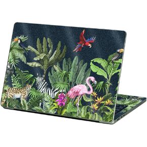 MightySkins Glossy Glitter Skin Compatible With Apple MacBook Air 13.6" M2 (2022) - Tropical Kingdom | Protective, Durable High-Gloss Glitter Finish | Easy To Apply and Change Styles | Made in the USA
