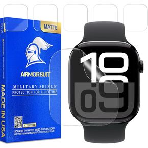 ArmorSuit 6 Pack for Apple Watch Series 10 46mm Anti-Glare Screen Protector MilitaryShield Matte Film - Made in USA