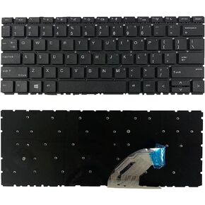 Laptop Replacement US Layout Keyboard for HP ProBook 430 G6 435 G6 US Black