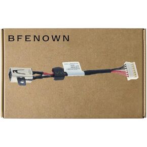 Replacement DC Power Jack Socket in Cable with Wire Harness 64TM0 064TM0 for Dell XPS 15 9550 9560 9570 P56F P56F001/Precision 5510 5520 AAM00 DC30100X300 DC30100X200