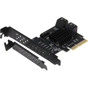 Sedna - PCIe 2 x Gen III to 5 x SATA 6G Adapter Card (Support Software RAID)