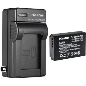 Kastar AC Wall Battery Charger Replacement for Canon LP-E12 LPE12 Battery, Canon LC-E12 LC-E12E Charger, Canon EOS M50, EOS M50 Mark II, EOS M100, EOS M200, EOS Rebel SL1 Camera in Kuwait