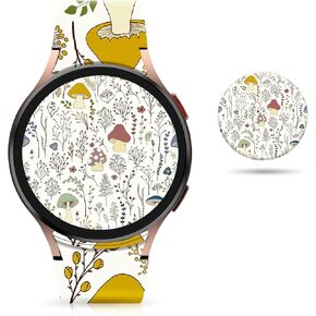 Sport Bands Compatible for Galaxy Watch 6 Band/Galaxy Watch 5/Galaxy Watch 4 Band, Galaxy Watch 5 Pro/Galaxy Watch 3/Active 2 Watch, 20mm Soft Silicone Sports Strap Women Men