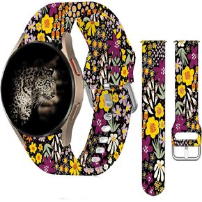 Sport Bands Compatible for Galaxy Watch 6 Band/Galaxy Watch 5/Galaxy Watch 4 Band, Galaxy Watch 5 Pro/Galaxy Watch 3/Active 2 Watch, 20mm Soft Silicone Sports Strap Women Men
