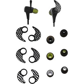 أطراف أذن لـ jaybird x2، خطاف أذن جل من BLUEWALL لـ Jaybird X، سيليكون متين مضاد للانزلاق SML 3 أزواج الكل في 1 مجموعات بديلة من وسائد الأذن لـ JayBird BlueBuds X، X2، أسود