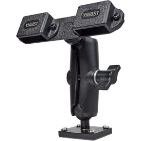 Universal Ham Radio Holder,Drill Base Mount W/Self-tapping Screws&Adhesive Bottom,for Motorola Talkabout Cobra BaoFeng Kenwood Portable Walkie Talkie