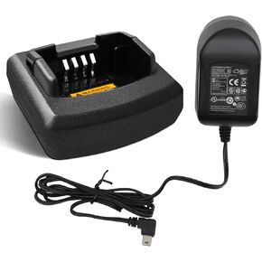 for Motorola RDU4100 Charger, CP110 Rapid Charger for Motorola RDM2070D RDV5100 RDU2020 RDU2080D RDV2020 RDV2080D RDM2080 RDU4160D Walkie Talkie Charger RLN6305 RLN6308 RLN6332A