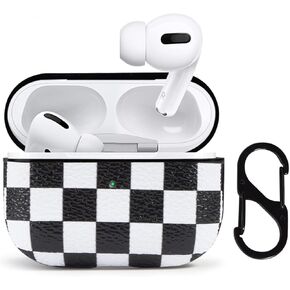 for AirPods Pro Case, Cover for Airpods Pro, Cute Case for Airpods Pro, for Airpods Pro Accessories Skin for Women Men, Protective Case for Airpods Pro, Black+White 02