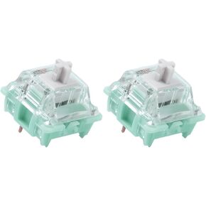 Kutethy X Gateron Jade Series Dual-Stage Spring Pre Lubed Switches Brown V3 Pro,3-Pin 55gf Tactile/RGB/LED Switches for Mechanical Keyboard（Brown,10pcs）