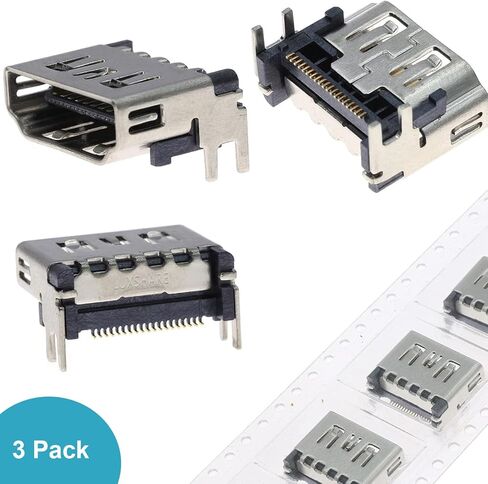 EMiEN 3 حزمة HDMI ميناء المقبس واجهة موصل استبدال لسوني بلاي ستيشن 5 PS5 مع مفكات T8H أدوات إصلاح in Kuwait