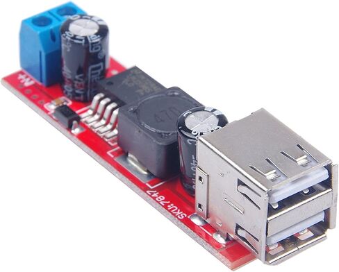 DC-DC باك وحدة إمداد الطاقة مخرج USB مزدوج تيار مستمر 9 فولت 12 فولت 24 فولت 36 فولت (6 فولت-40 فولت) تنحى إلى 5 فولت 3A ماكس منظم باك وحدة مناسبة in Saudi Arabia