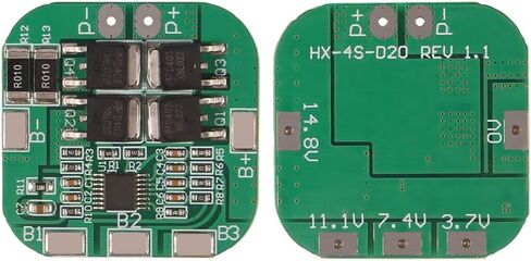 3pcs 4S 20A 14.8V Li-ion Lithium 18650 Battery BMS PCM Protection PCB Board Module 16.8V Overcharge Over Discharge Short Circuit Protection in Saudi Arabia