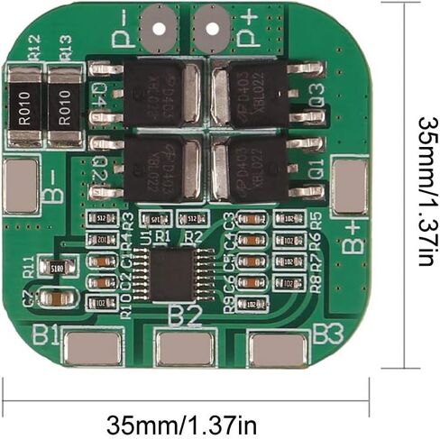 3pcs 4S 20A 14.8V Li-ion Lithium 18650 Battery BMS PCM Protection PCB Board Module 16.8V Overcharge Over Discharge Short Circuit Protection in Saudi Arabia