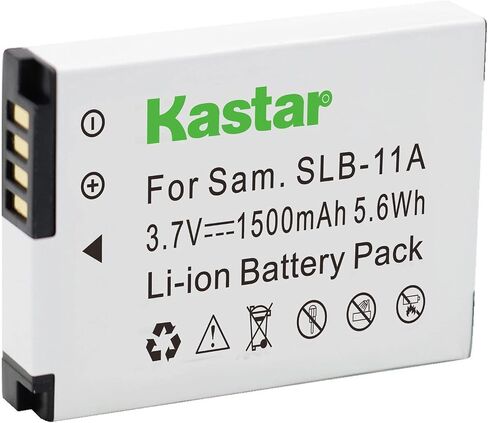 Kastar 4-Pack Battery and LTD2 USB Charger Replacement for Samsung SLB-11A SLB11A Battery, Samsung TL350, TL500, WB600, WB610, WB650, WB660, WB700, WB1000, WB2000, WB5000, WB5500 Digital Camera in Saudi Arabia