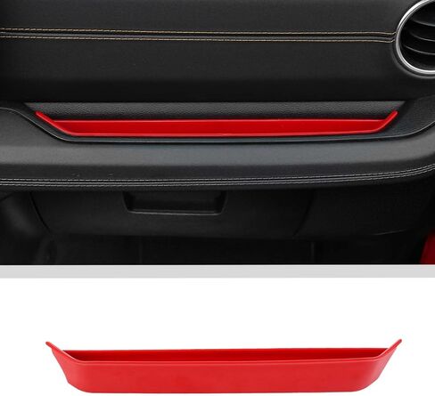 JWWY لسيارة Jeep JL JT Grab Tray صندوق تخزين الركاب، منظم مساعد الطيار، صندوق مقبض مساعد، مقصورة مقبض لـ 2024+Jeep Wrangler JL JLU 2/4 باب Gladiator JT ملحقات داخلية باللون الأسود in Kuwait