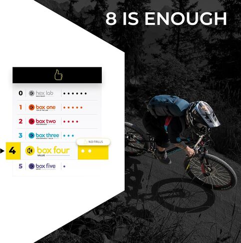 Box Four 8 Speed E-Bike Shifter 1 Gear Per Click, Non E-Bike Shifter 2 Piece Pull Lever up to 3 Gears Per Click Bicycle Shift Lever Cable for Mountain Bike Shifters, MTB, Bicycle Gear Shifter Cycling in Saudi Arabia