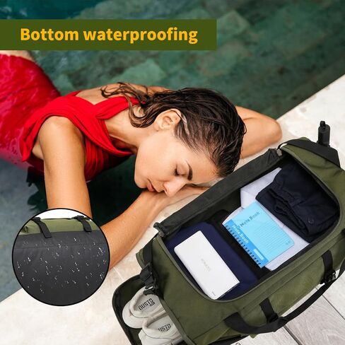 Vastsky Gym Duffle Bags Mens Womens with Shoes Compartment & Wet Pocket,Sport Tote Bags Swimming Yoga,Travel Duffel Bag for Plane,Weekend overnight carry-on bag hospital portable waterproof travel bag in Saudi Arabia