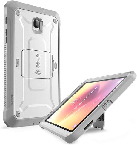 حافظة SUPCASE لهاتف Samsung Galaxy Tab A 8.0 SM-T387 (Unicorn Beetle Pro)، [واقي شاشة مدمج وحامل] حافظة تابلت متينة متينة لكامل الجسم لجهاز Galaxy Tab A 8.0 (2018)، أسود in Saudi Arabia