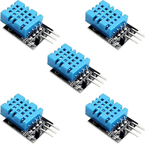 DHT11 Module for Arduino, ESP32, ESP8266, Raspberry Pi, 5 Pieces in Saudi Arabia