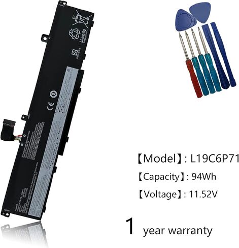 استبدال بطارية الكمبيوتر المحمول L19C6P71 لجهاز Lenovo ThinkPad P15 الجيل الثاني ThinkPad P17 الجيل الثاني سلسلة 5B10W13959 SB10T83202 L19L6P71 5B10W13958 SB10T83201 94Wh 8120mAh 11.52V in Saudi Arabia