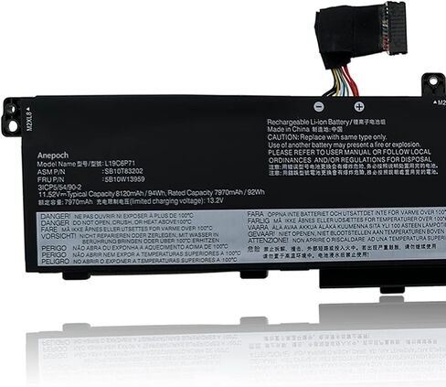 استبدال بطارية الكمبيوتر المحمول L19C6P71 لجهاز Lenovo ThinkPad P15 الجيل الثاني ThinkPad P17 الجيل الثاني سلسلة 5B10W13959 SB10T83202 L19L6P71 5B10W13958 SB10T83201 94Wh 8120mAh 11.52V in Saudi Arabia