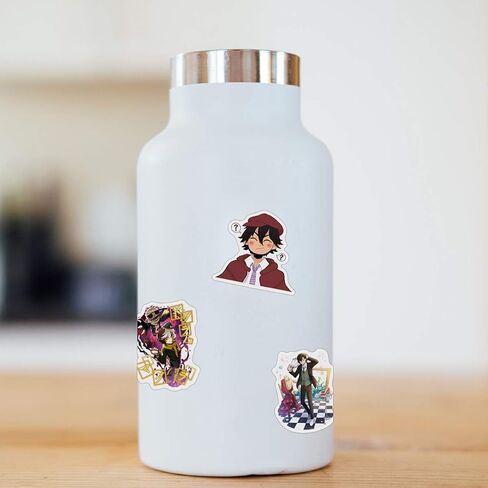100PCS Anime Bungo Stray Dogs Stickers for Water Bottles Stickers for Teens,Adults | Perfect for Waterbottle,Laptop,Phone,Hydro Flask Travel Vinyl Stickers Waterproof (Bungo Stray Dogs )1 in Saudi Arabia