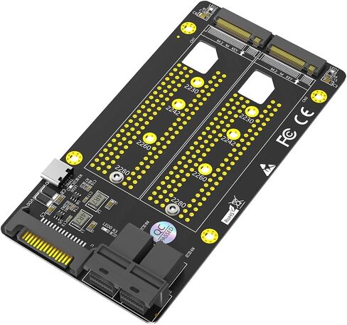 الإصدار الجديد من Mustpoint Dual M.2 NVME SSD إلى محول SFF-8643 المزدوج in Saudi Arabia