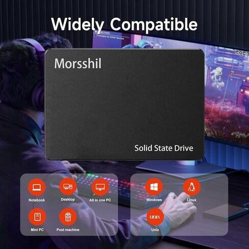 محرك أقراص الحالة الصلبة الداخلي SSD SATA III 500 جيجابايت، محرك أقراص ثابتة داخلي ثلاثي الأبعاد NAND Flash يصل إلى 500 ميجابايت/ثانية SSD لأجهزة الكمبيوتر المحمول وأجهزة الكمبيوتر المكتبية. in Saudi Arabia