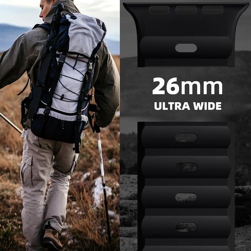 Wepro 6 Pack Sport Band Compatible with Apple Watch Ultra 2/Ultra Band 49mm 46mm 45mm 44mm 42mm for Men, Soft Silicone Waterproof Rugged Breathable Strap for iWatch Series 10 9 8 7 6 SE 5 4 3 2 1 in Saudi Arabia