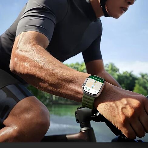 Wepro 6 Pack Sport Band Compatible with Apple Watch Ultra 2/Ultra Band 49mm 46mm 45mm 44mm 42mm for Men, Soft Silicone Waterproof Rugged Breathable Strap for iWatch Series 10 9 8 7 6 SE 5 4 3 2 1 in Saudi Arabia