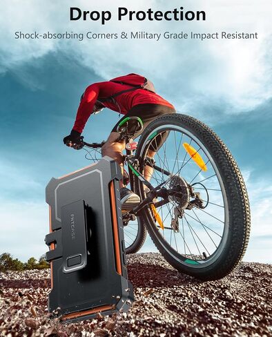 FNTCASE for iPhone 15 Plus Case: Drop Protection Rugged Belt-Clip Holster & Kickstand Military Grade Matte Textured TPU Shockproof Durable Protective Phone Cover 6.7 inch in Saudi Arabia