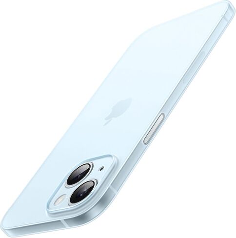 JETech Ultra Slim (0.35mm Thin) Case for iPhone 15 Plus 6.7-Inch, Camera Lens Cover Full Protection, Lightweight Matte Finish PP Hard Minimalist Case, Support Wireless Charging (Black) in Saudi Arabia