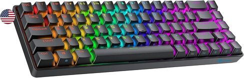 Ranked Master M65 HE 65% | Rapid Trigger Technology | Magnetic Mechanical Gaming Keyboard | 68 Keys RGB LED for PC/Mac Gamer | US Layout (Black, Clear Switch) in Saudi Arabia