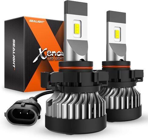 مصابيح LED H11 H8 H9 LED لمبات إضاءة الضباب، 10000 لومن 6500 كلفن أبيض بارد، 20 وات H11 LED لمبة ضباب مدمجة بمروحة توربو 20000 دورة في الدقيقة، مصابيح DRL بعمر 50000 ساعة، غير قطبية in Kuwait