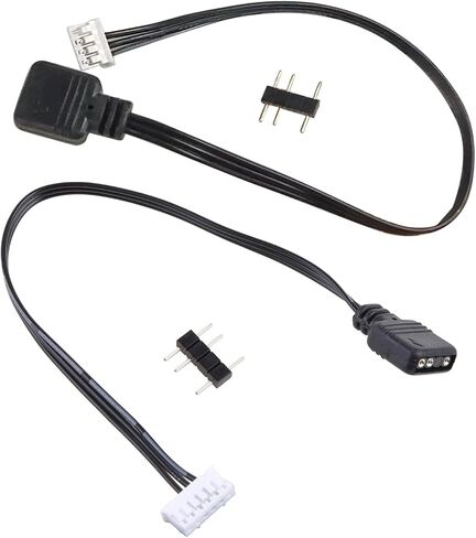 1 قطعة أسود لوحدة تحكم مروحة Coolmoon 5V 3 Pin إلى 6pin 4Pin كابل محول نقل 5V ARGB 3Pin إلى 4P 6P كابل محول إلكترونيات الصوت المنزلي ملحقات الصوت المنزلية كابلات أسلاك الطاقة in Saudi Arabia