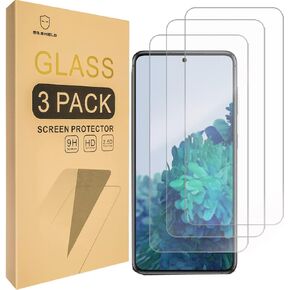 Mr.Shield [3-Pack] Designed For Samsung Galaxy S21 5G (6.2 Inch) [Fingerprint Unlock Compatible] [Tempered Glass] Screen Protector [Japan Glass With 9H Hardness]
