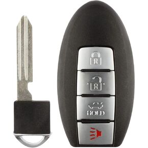 KeylessOption Keyless Entry Remote Car Key Fob Control 4-Button Smart Replacement for 2007-2015 Nissan Altima Maxima Murano Versa Infiniti EX35 G35 G37 Q60 QX70 FX37 (KR55WK48903, KR55WK49622) One